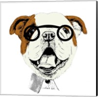 Studious Pup Fine Art Print