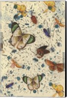Confetti with Butterflies III Fine Art Print