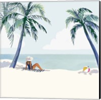 Palm Tree Paradise I Fine Art Print