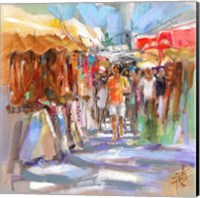 Market Scene II Fine Art Print