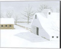 Whiteout Farm II Fine Art Print