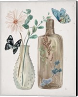 Butterflies & Flowers IV Fine Art Print