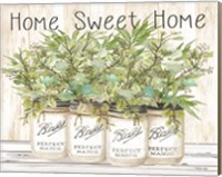 Home Sweet Home Ball Jars Fine Art Print