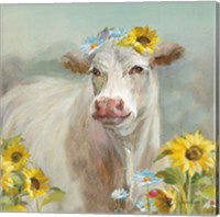 A Cow in a Crown Fine Art Print