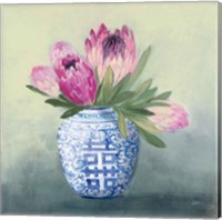 Protea Chinoiserie I Fine Art Print