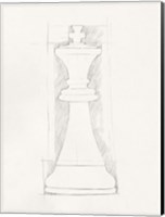 Chess Set Sketch II Fine Art Print
