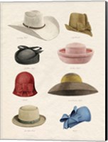 Vintage Hats I Fine Art Print