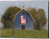 Land of the Free Barn Fine Art Print