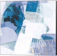Abstract Layers III Blue Fine Art Print
