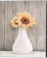Farmhouse Sunflowers Fine Art Print