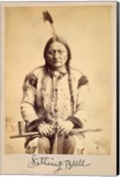 Sitting Bull - Lakota Sioux Tribe Chief, 1884 Fine Art Print