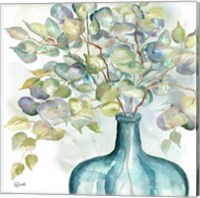 Eucalyptus in Mason Jar III Fine Art Print