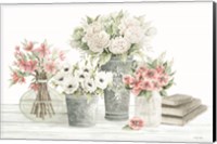 Farmhouse Florals I Fine Art Print