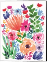 Vibrant Flowers II Fine Art Print
