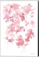 Cascading Petals II Pink Fine Art Print