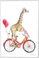 Giraffe Joy Ride I Fine Art Print