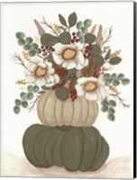 Floral Pumpkin Stack Fine Art Print