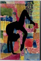 Patchwork Athlete I Fine Art Print