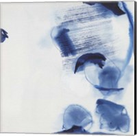 Minimalist Blue & White II Fine Art Print