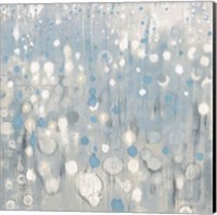 Rain Abstract VI Blue Fine Art Print