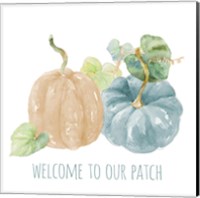 Pumpkin Patch Welcome Fine Art Print