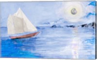 Sailing In Moonlight Fine Art Print