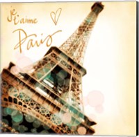 Je, t'aime Paris Fine Art Print