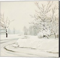 Snowy Road Fine Art Print