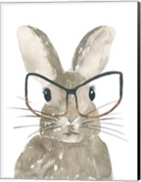 Bunny With Glasses Fine Art Print