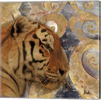 Golden Safari II (Tiger) Fine Art Print