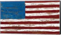 Artistic American Flag Fine Art Print