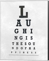 Eye Chart Typography II Fine Art Print