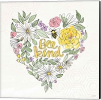 Honeybee Blossoms XI Fine Art Print