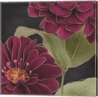 Burgundy Floral 2 Fine Art Print