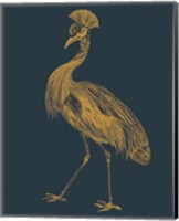 Gilded Crane Fine Art Print