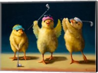 Yoga Chicks Golf Chicks Fine Art Print