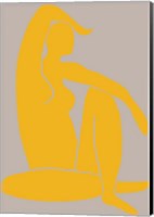Yellow Figure Fine Art Print