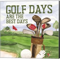 Golf Days II-Best Days Fine Art Print