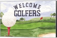 Golf Days landscape I-Welcome Fine Art Print