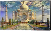Agra Uttar Pradesh India Taj Mahal Fine Art Print