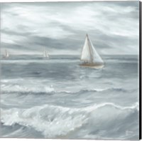 Three Sailboats Fine Art Print