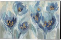Blue Fairy Tale Floral III Light Fine Art Print