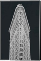 Flatiron Building on Black Fine Art Print