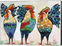 Roosters Fine Art Print