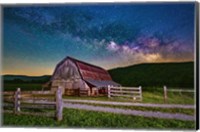 Milky Way Over Boxley Valley Fine Art Print