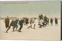 Snow Shoe Race Fine Art Print