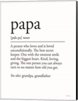 Papa Definition Fine Art Print