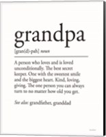 Grandpa Definition 1 Fine Art Print