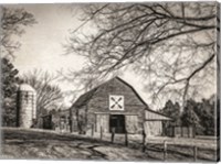 At Home in the Barn Fine Art Print