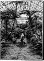 Unconventional Womenscape #2, Jardin d'Hiver, detail (BW) Fine Art Print